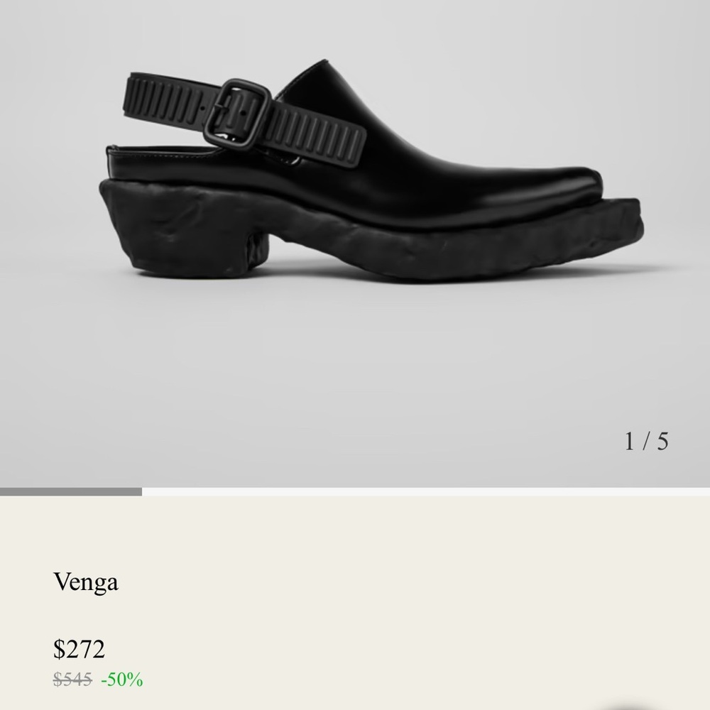 Camper Lab Venga clogs. 38/8